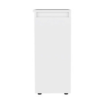 Bathroom Storage Cabinet Raplex, Liftable Top, One Drawer - White - £75.12 GBP