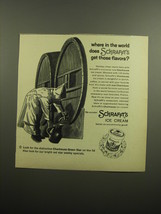 1960 Schrafft&#39;s Ice Cream Ad - Where in the world does Schrafft&#39;s get - $14.99