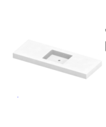 NEO-METRO  37X22X4&quot; SLAB COUNTERTOP, CTR BASIN, BLANCO, SQR BASIN 14X14&quot;... - €838,05 EUR