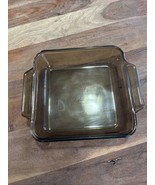 Anchor Hocking AMBER Glass  8&quot;x 8&quot; Casserole/Cake Baking Dish - $180.57 MXN