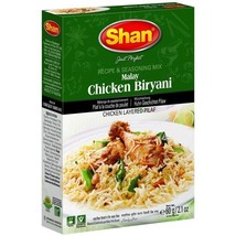 Shan Masala Malay Chicken Biryani Spice Mix 7 Packet X 60 Gm - £29.42 GBP