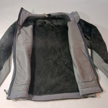 Patagonia Women Black/Gray Full Zip Polartec Thermal Pro Fleece Jacket Chest 38" image 10