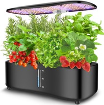 Large Tank Hydroponics Growing System 12 Pods, Herb Garden Kit Indoor with Grow - £93.64 GBP