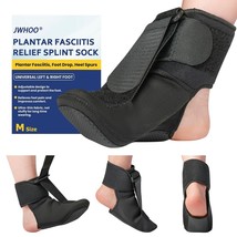 JWHOO Plantar Fasciitis Brace Splint Sock - Night Orthotic Foot Drop Brace, - $11.87