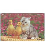 Kitten &amp; Ducklings Japan NTT Phone Card - $380.79 MXN