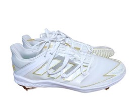 Adidas Adizero Afterburner 7 EG5631 Mens Size 14 White Gold Baseball Cleats - £53.56 GBP