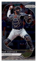 2020 Panini Prizm Omar Narvaez  Milwaukee Brewers #118 Baseball card   MATV4A - $1.90