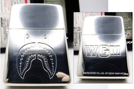 A Bathing Ape WGM Double Sides Engraved Zippo 2014 Mint Rare - £294.21 GBP