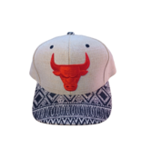VTG Chicago Bulls NBA Aztec Tribal Snapback Mitchell &amp; Ness Twill Hat Cap - £20.20 GBP