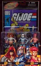 G.I. Joe - A Real American Hero Comic Book #74 3-pack set of 3 3/4 &quot; Action Figu - £99.54 GBP