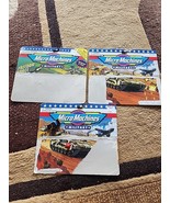 Vintage Micro Machines Cardbacks Military &amp; Ferrari Mondial Snap Backs #... - $264.18 MXN