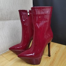 New Women&#39;s Sexy Party Shoes Autumn Thin High-Heel Pointed Toe Platform Zipper A - £92.81 GBP