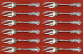 Old Atlanta by Wallace Sterling Silver Salad Fork Set 12 pieces 6 1/4" - €1.069,94 EUR