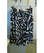 ZARA BASIC  BLACK &amp; WHITE SKIRT SIZE MEDIUM- NWT RETAIL $79.00 - $494.64 MXN