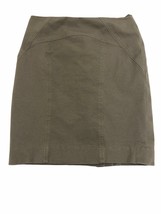 Etcetera Skirt Lined Pencil Taupe Gray Tan Beige Womens 4 Slit Midi Back Slit - £14.49 GBP