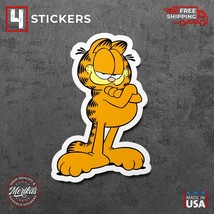 Sticker, Garfield Cat Vinyl Decal Sticker, Laptop, Car, Truck Window, 4 Stickers - $15.99