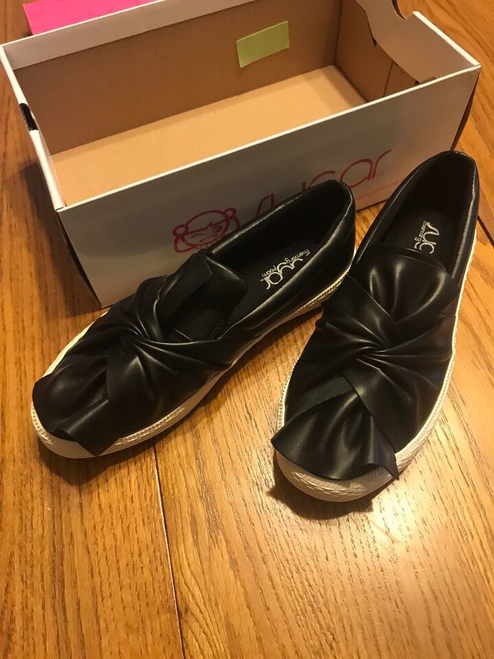Sugar" Memory Foam She Gonzo Black Smooth Size 7 M Ships N 24h