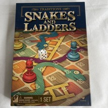Traditions Snakes and Ladders Board Game fun family classic - £9.67 GBP
