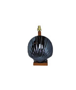 Vintage 60s Art Deco Metallic Ceramic Sea Shell Nautical Table Lamp Ligh... - $2,611.39 MXN