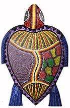 WorldBazzar Hand Carved Wooden SEA Turtle Aboriginal DOT Art Wall Sculpt... - $15.78