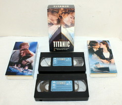 The Titanic ~ Leonardo DiCaprio ~ Kate Winslet ~ Vintage THX Remaster VHS ~ EXC - £117.83 GBP