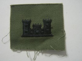 Army Engineer Corps Bos Cloth Insignia Subdued Vietnam Era :KY21-1 - £2.99 GBP