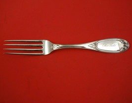 Coin Silver Dinner Fork Patented 1859 7 1/2&quot; Flatware Antique Heirloom - £84.88 GBP