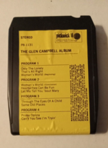 Rare Canada Import: Glen Campbell Self Titled Album 8-Track Tape Only The Lonely - £9.77 GBP