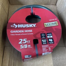 Husky Garden Hose Vinyl Heavy Duty Abrasion &amp; UV Resistant Jacket 5/8 In... - £15.59 GBP