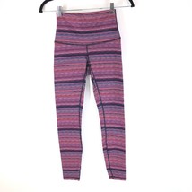 Lululemon Wunder Under Pant Space Dye Twist Regal Plum Alarming Pink Purple 4 - £16.55 GBP
