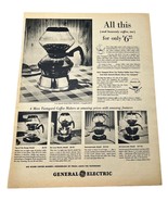 General Electric Coffee Maker Print Ad 1948 Vintage GE Special Tasteguard - £13.43 GBP