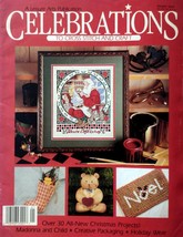 Leisure Arts Celebration To Cross Stitch and Craft Issue #1 1989 - £4.54 GBP