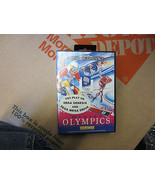 WINTER OLYMPICS VIDEO GAME CARTRIDGE SEGA MEGA DRIVE RARE VINTAGE INSTRU... - £44.56 GBP