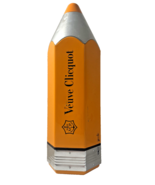 Veuve Clicquot Limited Edition Tin Pencil Bottle Holder Case Tin Only No... - $37.99