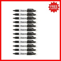 Versatile Black Fine Point Mini Permanent Markers - 12 Pack for All Surf... - $32.97