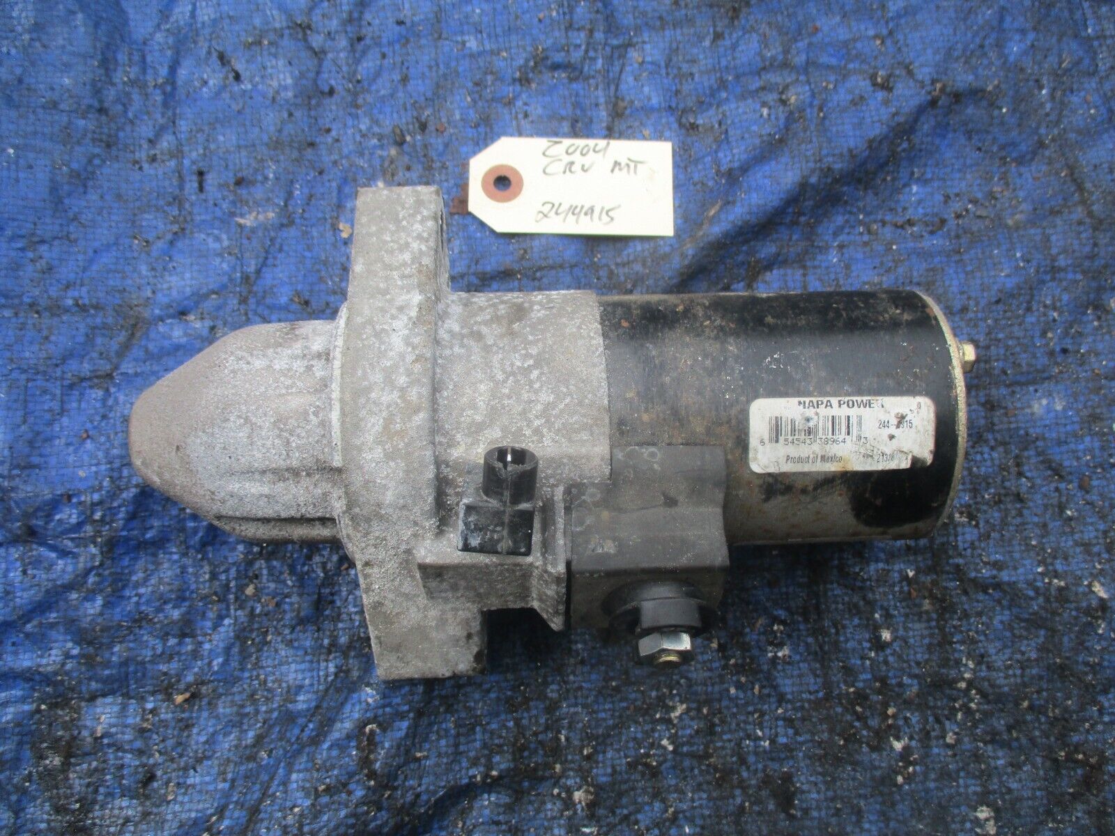 02-06 Honda CRV K24A1 manual transmission starter motor assembly K24 Napa - $99.99
