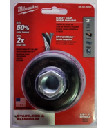 Milwaukee 48-52-5050 3 in. Knot Wire Cup Brush - Stainless Steel - $36.77 CAD