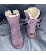 KOOLABURRA by UGG Purple ANDRAH SHORT Suede Bow Boot S/N 1108611, Women ... - $39.52 CAD