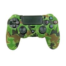 Silicone Grip For PS4 Controller Green Camo Gaming Accessories - $146.30 MXN