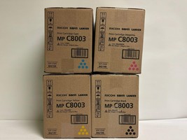 4 Genuine Ricoh MP C8003,C6503,C8000 CMYK Toners 842196,842197,842198,84... - €382,32 EUR