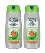 (2) big Garnier Fructis Anti-Dandruff Shampoo Zinc Relieves Dry-Scalp 25... - $27.06 CAD