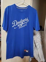 dodgers mens blue t shirt large - £27.97 GBP