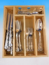 Victoria by Dominick and Haff Sterling Silver Flatware Set Service 26 pc Dinner - £1,818.95 GBP