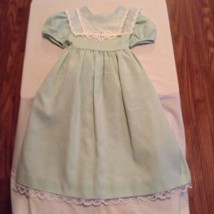 Mothers Day Size 5 Thomas dress green holiday floral lace lining girls - $16.99
