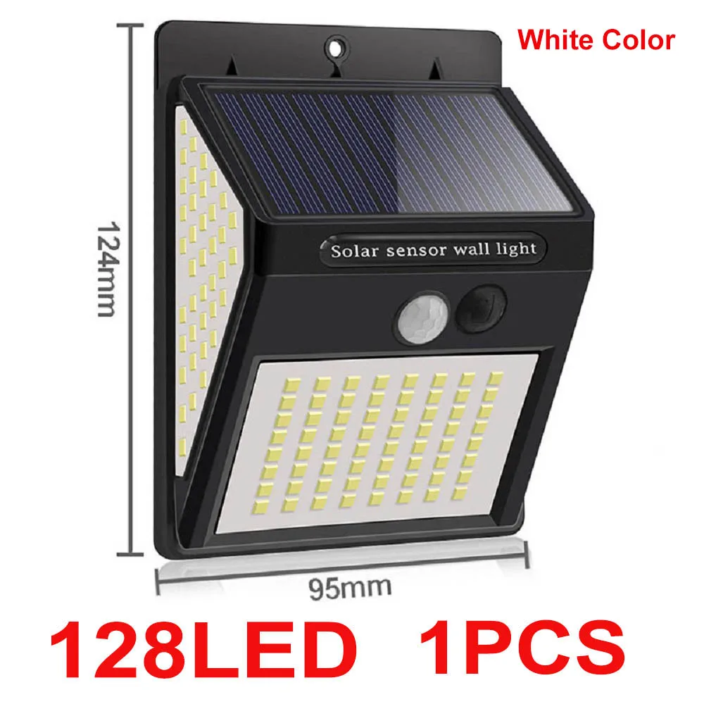1-6pcs 333 Led Flood Light Outdoor Solar Lights Motion Sensor Lamp Waterproof So - £138.73 GBP