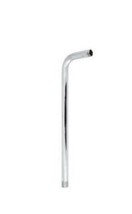 Phylrich 815-003 Basic II 18&quot; 90° Angle Shower Arm in Polished Brass - $79.20
