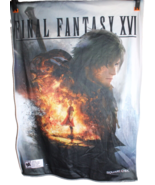 Final Fantasy XVI (16) Fabric GameStop Promo Poster Banner 24&quot;x 34&quot; RARE - £131.79 GBP