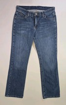 Wrangler Q-Baby Jeans Womens 9/10 x 33 Blue No Gap Waistband WRQ20TB Wes... - $14.93