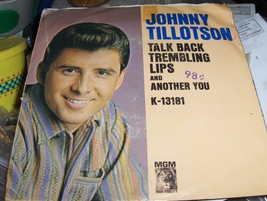 Johnny Tillotson - &quot;Talk Back Trembling Lips&quot; / &quot;Another You&quot; - £3.90 GBP