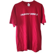 Port &amp; Company &quot;Runnin&#39; Rebels&quot; Short Sleeve Red T-Shirt - $9.75